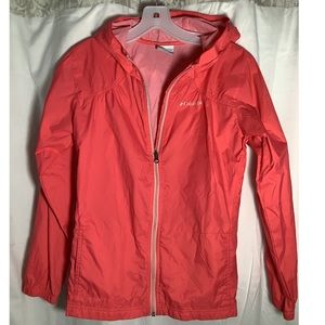 ⚡️B2🏷G1  Columbia Girls’ Pink Windbreaker (Large)